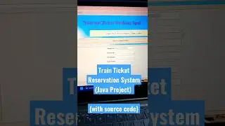 Java Project | Train Ticket Booking System | With source code 