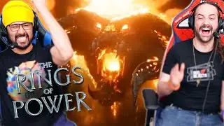 THE LORD OF THE RINGS: The Rings of Power TRAILER REACTION!! SDCC | Sauron | Galadriel |  Prime