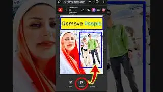 Remove People from Photos Instantly with Adobe Firefly #shorts #edit