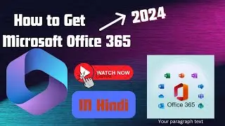 How to Install Office 365 (2024) In Hindi Window10/Window 11  @TechGyanMlt