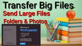 How to transfer Large file without create account