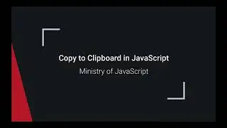 Copy to clipboard in JavaScript