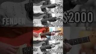 $60.000 VS $400 GUITAR - Do you hear it? 😳