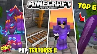 Top 5 Pvp Texture Packs For Minecraft PE 1.20 | texture packs for mcpe #minecraft #minecraftpacks