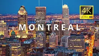 Montreal, Québec, Canada 🇨🇦 in 4K ULTRA HD 60FPS Video by Drone