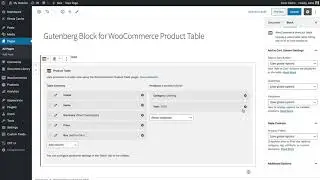 How to Use the Gutenberg for WooCommerce Product Table Plugin