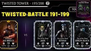 Twisted Tower Hard Battles 191-199 Fight + Reward MK Mobile 2024