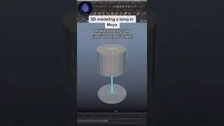 Lamp 3D Model in Maya