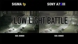 Sony a7SIII vs Sigma fp - Low Light battle