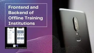 Frontend and Backend of Offline Training Institutions - Axure Library