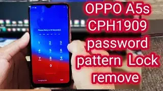 OPPO A5s CPH1909 PASSWORD // Pattern Lock// Remove Without Flashing By // #MRT