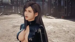 Tifa Lockhart looks lovely in latex suit 😍| Final Fantasy 7 Remake Mods