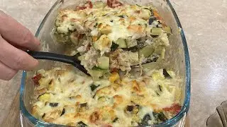 Самая Вкусная Запеканка Из Кабачков, которую я пробовала! Удачный Рецепт! Просто и Вкусно!!!