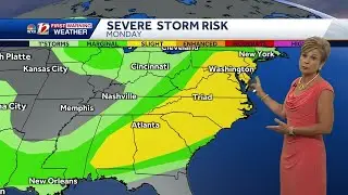 WATCH: Severe storm threat Memorial day