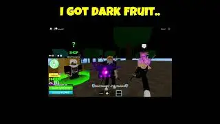 I Got Rare Dark Fruit - BLOX FRUIT #bloxfruits #roblox #shorts