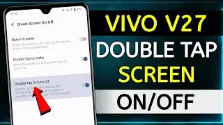 How To Tap Double Tap Screen Off In Vivo | vivo v27 pro double tap screen on off | vivo v27 pro