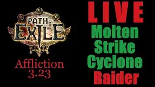 Path of Exile PoE Affliction Cyclone Raider 3.23  - Live Stream -( English 2023 )