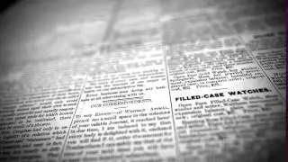 Old Newspaper 4K - Stock Footage Free Background