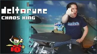 DELTARUNE - Chaos King On Drums! -- The8BitDrummer