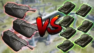 НЕМЕЦКАЯ БАБАХА vs КВ-2 С ПОДКРУТКОЙ / ЛЕГЕНДАРНАЯ БИТВА#5 / Tanks Blitz