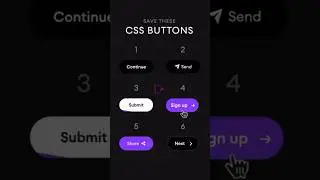 Modern button design, Hover effect with CSS | #htmlfullcourse #coding #python #programmi #javascript