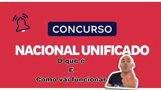 Concurso nacional unificado | vai ser bom?