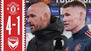 Ten Hag & McTominay React To 4-1 Win In Melbourne 👏 | Man Utd 4-1 Melbourne Victory