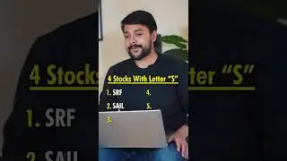 4 Stocks with the letter “S” Do you Know More? comment below😜 #harshgoela #stockmarket #trading