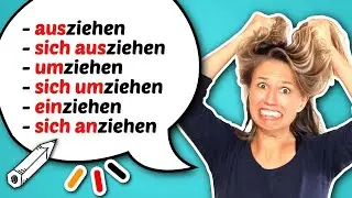 EXPLAINED: (sich) ausziehen, (sich) umziehen, einziehen, anziehen etc