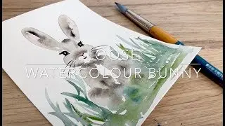 Easy Watercolour Bunny