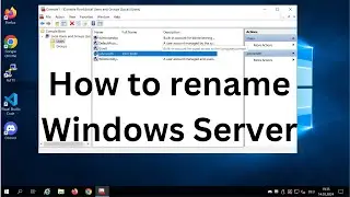 How to rename Windows Server