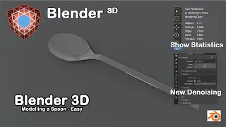 How to create a spoon in Blender 3D - Easy