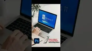 How to create Leptop Mockup in photoshop #youtubeshorts #shorts #photoshop