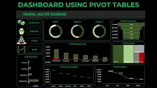 Creating a Pivot Table Dashboard in Excel | Create Dashboard using Pivot Table in Excel