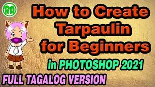 Adobe Photoshop Tagalog Tutorial 2024 | How to Create Tarpaulin in Photoshop 2024