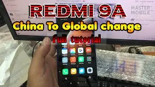 Redmi 9A China rom to global rom change need bootloader unlocked