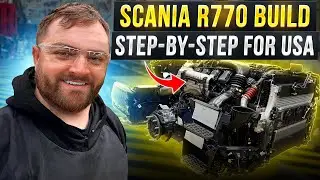 Building a SCANIA R770 Truck for USA DELIVERY!!! Step by Step Chassis Build PART 1