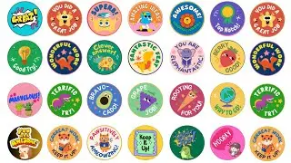 Classroom Recitation Stickers