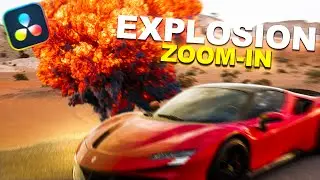 Smooth EXPLOSION ZOOM Effect - DaVinci Resolve