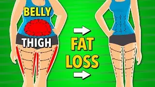 Half an Hour Belly Fat and Thigh Fat Loss Workout