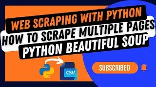 Web Scraping with Python | How to Scrape Multiple Pages  - Python BeautifulSoup