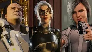 Spider Man Black Cat DLC - All Bosses & Ending