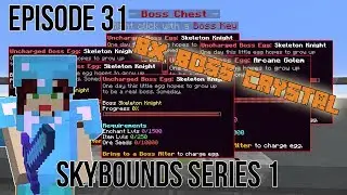 6 BOSS FIGHTS & 8+ BOSS CRYSTALS Minecraft Skybounds - Robots Island - Episode 31