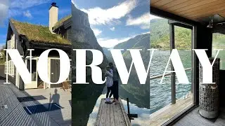 NORWAY VLOG | Cabin retreat week in an empty Ski Town, Floating Sauna in Flåm, Groceries & Exploring