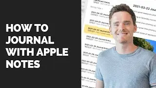 How to Journal with Apple Notes