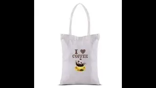 Tas tote tas pecinta kopi  I love coffee