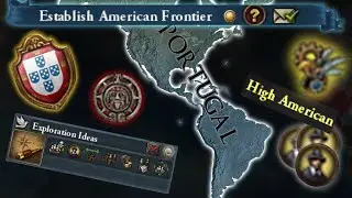 Portugal With American Frontier IS INSANE (EU4 1.37)