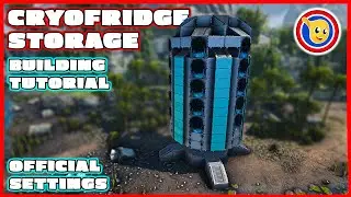 Ark: How To Build A CryoFridge Storage | Building Tutorial | Official Settings