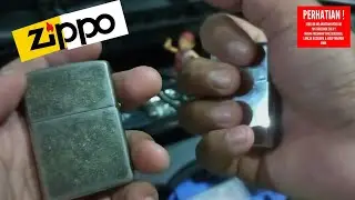 Coba GENGGAM pake Tangan Pasti Tau itu ZiPPO nya Asli atau PALSU || Gini Caranya!!