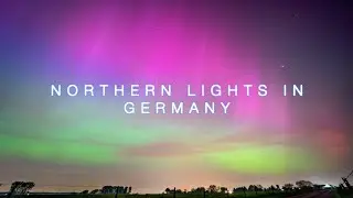 Northern Lights / Aurora Borealis in Germany - Timelapse - Sony A7IV & Viltrox 16 F1.8 Nordlichter